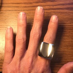 Stainless Steel chunky statement ring